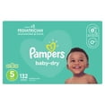 thumbnail image 5 of Pampers Baby-Dry Extra Protection Diapers, Size 5, 132 ct, 5 of 5