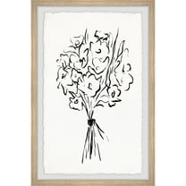 Marmont Hill Hand-Tied Flowers Framed Painting Print