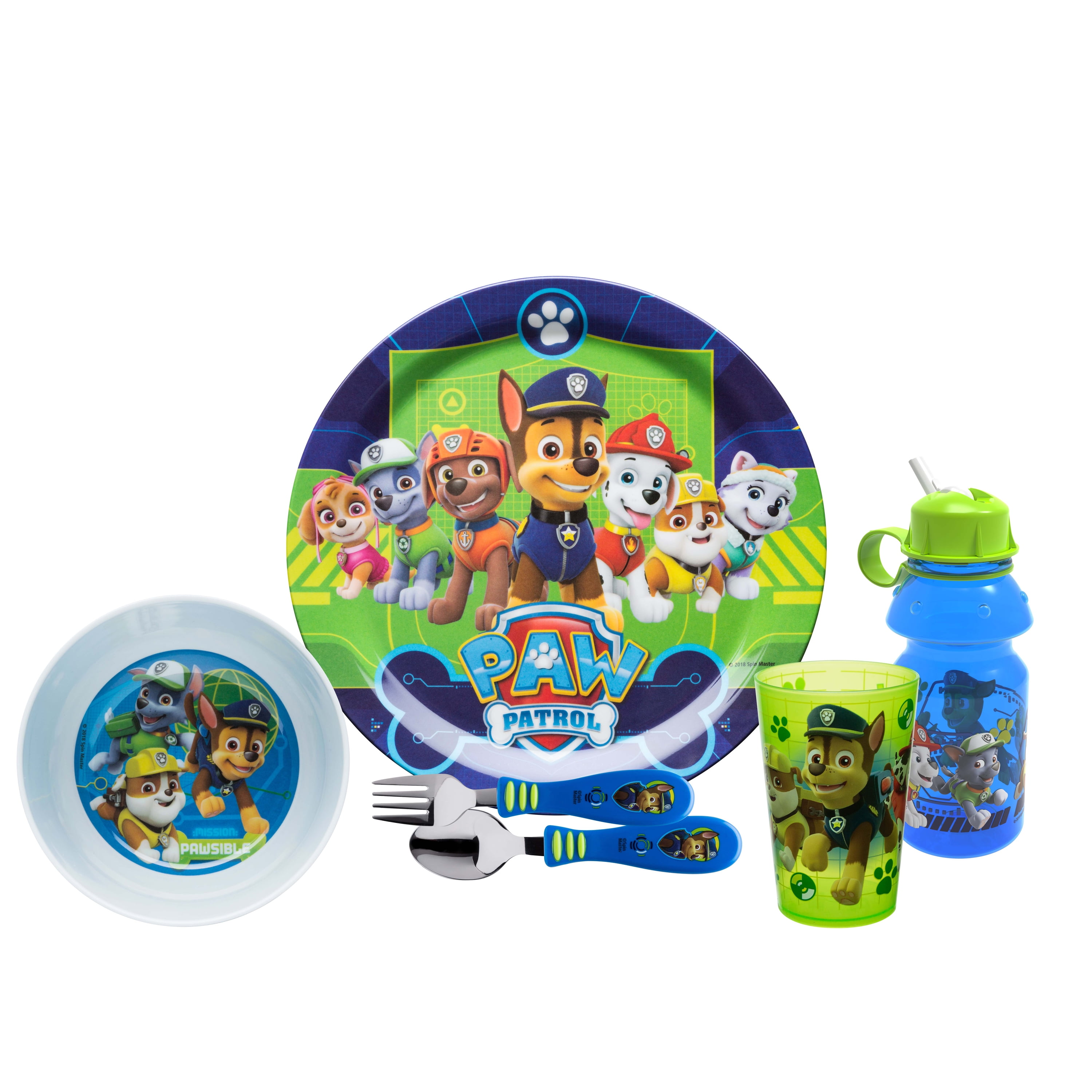 Nick Jr. Paw Patrol Dinnerware Sets - Walmart.com