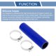 thumbnail image 4 of Ofertas Únicas 1 Juego Manguera de Silicona para Auto de 28mm 1.1" ID 150mm 5.91" Longitud 0 Grados Negra Azul con Abrazaderas Universal, 4 of 7