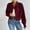 Wine, variant on BLTIBY Womens Bomber Corduroy Jacket Fall Button Down Cropped Lapel Coat Lightweight Trendy Casual Outwear Fshion Beige XL