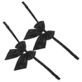thumbnail image 1 of IDEANATEGRATE 2Ud Corbatas De Moño Negras Ajustables Para Mujer Accesorio Escolar Y Oficina, 1 of 6