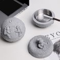 thumbnail image 3 of Zeus Creative Ashtray Card Slot Cement Cute Spaceman Pattern Soot Holder for Home, 3 of 7