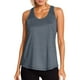 thumbnail image 1 of Camiseta sin mangas de malla con espalda nadadora para mujer, poliéster/spandex, ropa de entrenamiento, tallas estadounidenses 4-12, 1 of 5