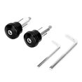 thumbnail image 3 of Motorcycle Mirrors,22mm Handlebar Rearview Mirrors for Street Racing Motorcycles Scooters Side View, 3 of 7