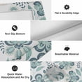thumbnail image 6 of Teal Paisley Floral Outdoor Rug for Patio/Deck/Porch, Non-Slip Large Area Rug 5 x 7 Ft, Boho Vintage Flowers Ethnic Indoor Outdoor Rugs Washable Area Rugs, Reversible Camping Rug Carpet Runner, 6 of 8