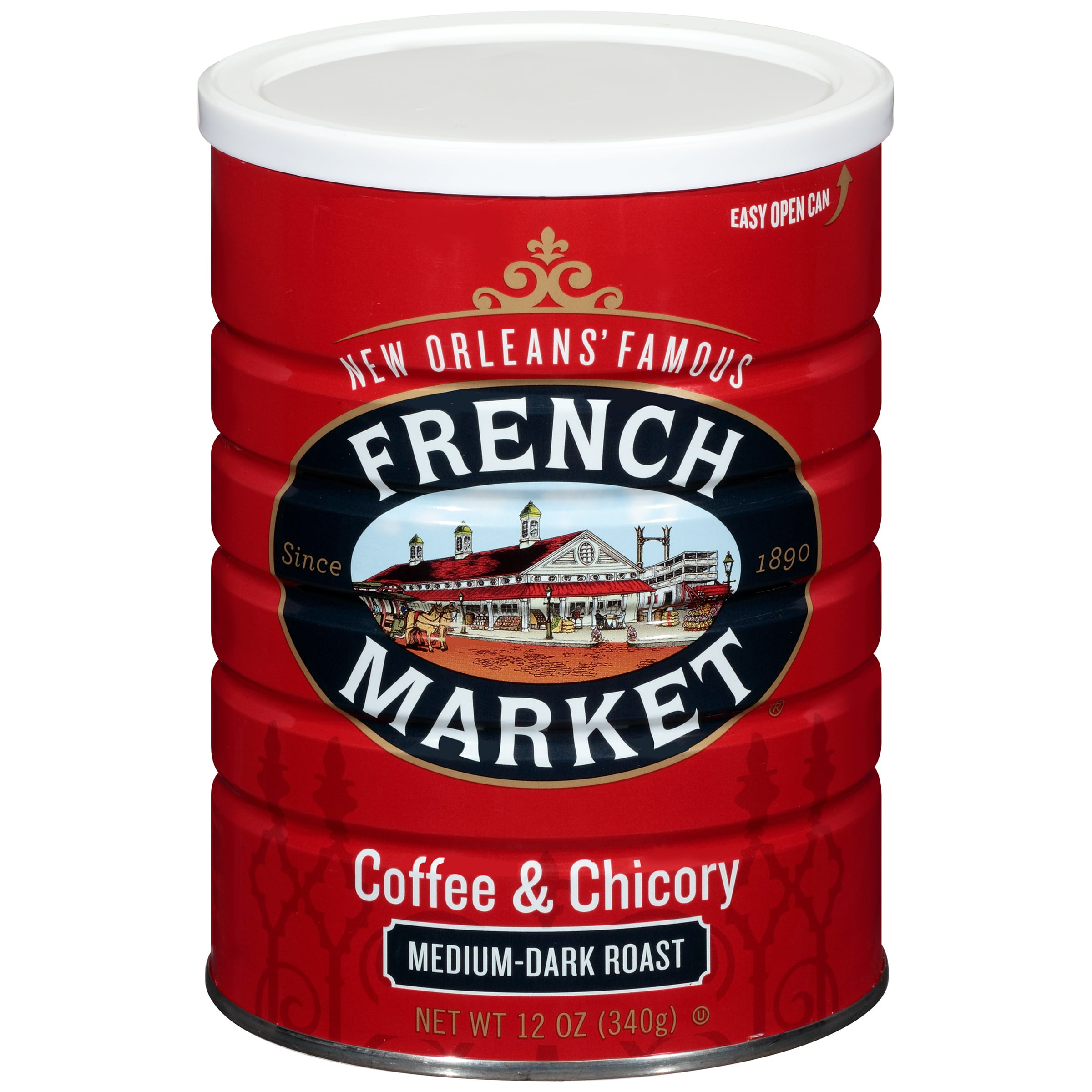 French Market MediumDark Roast Ground Chicory & Coffee