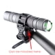 thumbnail image 5 of Soporte para linterna de bicicleta con rotación 360 - Plástico duro y caucho - Diseño que no se raya - para linternas LED de 18-35mm de diámetro - Fácil de instalar en el manillar de la bicicleta, 5 of 7