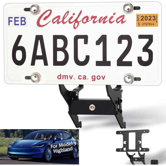 License Plate Holder for Tesla Cyber Truck 2024 2025 2026 Accessories (Cyber Truck 2024 )