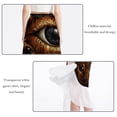 thumbnail image 2 of Halloween Stylish Chiffon Women's Beach Dress Summer Dress with Polyester Straps, 2 of 6