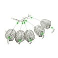 thumbnail image 2 of Opolski 5Pcs Fishing Holder Baskets Stainless Steel Fish Lure Cage Trap Bait Feeder, 2 of 8
