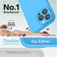 thumbnail image 4 of Funda de Silicona Premium, Forro de Microfibra Suave, para iPhone 16 Pro de 6.3 Pulgadas, Azul, 4 of 7