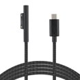 thumbnail image 1 of Injueey Reemplazo elenxs para Surface Pro6/Pro5/4/3/2 Cable de carga PD a tipo C trenzado de nailon 1,5 m 15V Juegos de teclado y mouse para computadora, 1 of 6