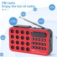 thumbnail image 4 of Reproductor MP3 Radio Pequeña Emergencia FM Portátil BT Soporte USB TF Tarjeta Reproducción, 4 of 9