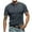 Dark Gray, variant on ZCFZJW Summer Men's Henley Shirts Casual Solid Color Short Sleeve Basic Button Muscle Workout T-Shirt Gym Workout Athletic Tees Tops Dark Blue L