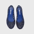 thumbnail image 2 of CIENVNSTG Sparkly Sandals For Women Flat Jelly Shoes Slip On Hollow Out Loafers Summer Plastic Breathable Beach Shoes Blue 43, 2 of 5