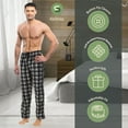 thumbnail image 5 of DARESAY Men's Cotton Super-Soft Flannel Plaid Pajama Pants/Lounge Bottoms with Pockets Pack A 3 Pack, 5 of 5