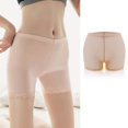 thumbnail image 2 of Compression Shorts - High Waisted Women Mesh Body Shorts - Under Dress Shapewear Shorts, No Chub Rub Beige XL, 2 of 6