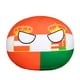 thumbnail image 1 of Countryballs juguete polaco niños país juguete mini colgante lindo llavero anime juguete niño niña 10cm（4in）, 1 of 7