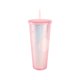 thumbnail image 2 of Gran Capacidad Matte Tumbler Diseño De Doble Capa Paja De Tapa A Prueba De Fuga Para Viajar, 2 of 7