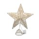 thumbnail image 3 of Decoración para árbol de Navidad, estrella hueca de cinco puntas con luz para uso interior. Plata 20cm, 3 of 9