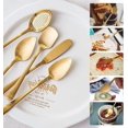thumbnail image 4 of Flatware Set 5-Pieces, Serving Utensils Cheese Spreader, Dessert Spoon, Butter Knife Stainless Steel Yogurt Spoon for Cheese, Jelly, Jam, Ice Cream Gi, 4 of 4