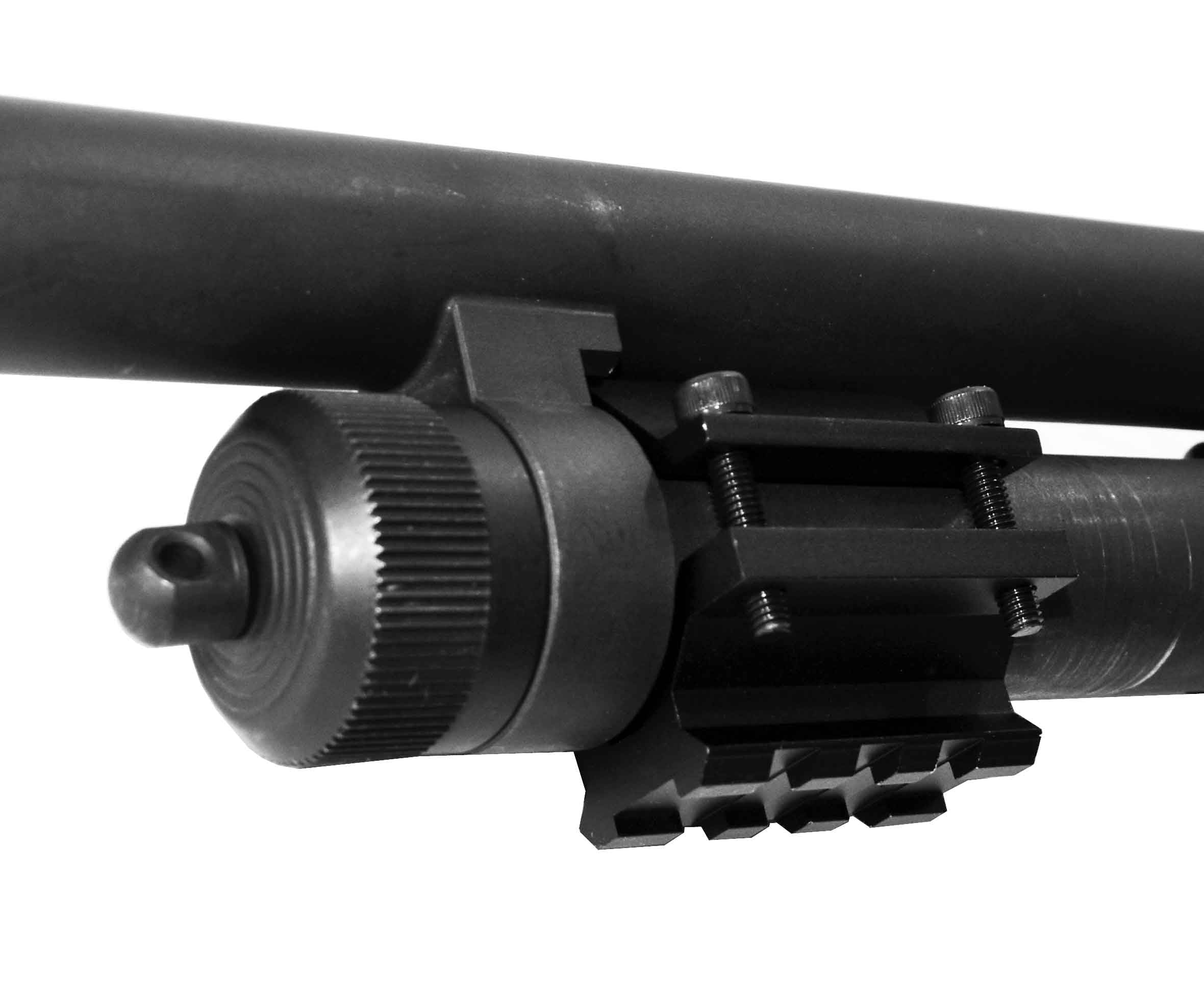 12 gauge mag tube rail adapter aluminum black