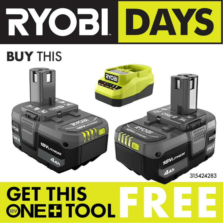 RYOBI ONE+ 18V Cordless Compact Radio with Bluetooth (Tool Only