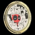 thumbnail image 2 of Mens Marvel Deadpool Cats Animated Frame Lightweight Hoodie, 2 of 4