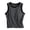 Black, variant on vigerkar Womens Built in Bra Tank Tops Ribbed Sleeveless Summer Basic Tops (Grey, XL)