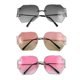 thumbnail image 3 of Sunglasses for women, oval, metal, gold thread, 3 of 5