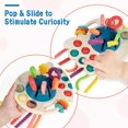 thumbnail image 6 of Vanmor Baby Montessori Toys 3-6 month, Baby Pull String Activity Sensory Toys for Toddlers 6-12 Sliding Balls Rattles Motor Skills, Birthday Xmas Gift Travel Toy, 6 of 8