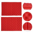 thumbnail image 3 of Ofertas Únicas 1 Pc Almohadilla de Asiento Portátil Exterior de 4 Plegados con Bultos de Masaje para Picnics XPE Roja, 3 of 4