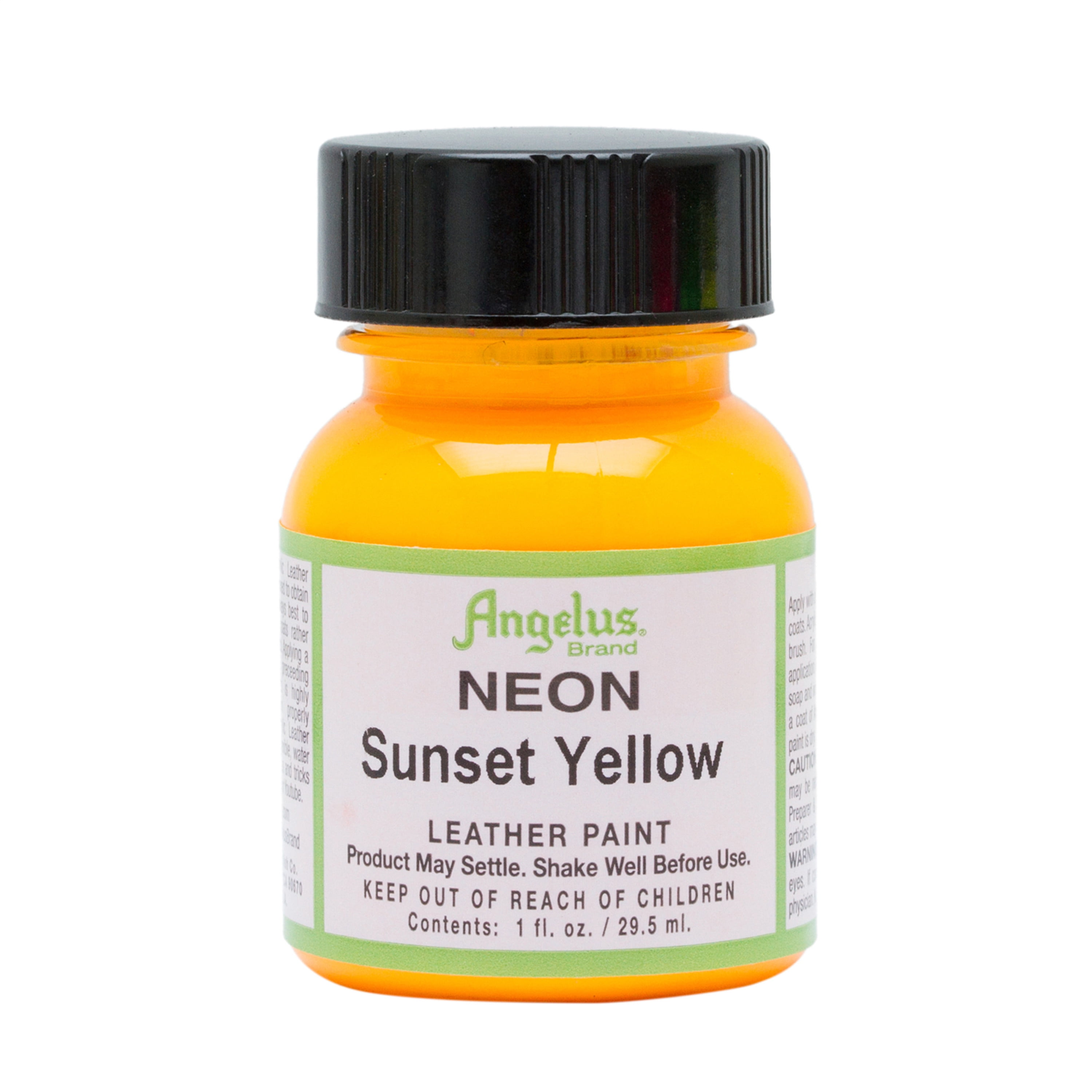Angelus® Neon Leather Paint, 1 oz., Sunset Yellow