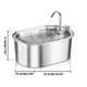 thumbnail image 3 of Xihbxyly Dispensador de Agua para Mascotas de Acero Inoxidable, 3,5 L de Gran Capacidad, Sistema de Filtración Avanzado, Bomba Silenciosa, Acero Inoxidable Duradero, para Perros y Gatos, Sin Bpa, Fác, 3 of 7