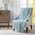 thumbnail image 2 of Gracie Mills Salvatore Oversized Stitched Scalloped Edges Throw Blanket - GRACE-3726, 2 of 4