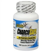 CharcoCaps Activated Charcoal Capsules 100 ea