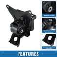 thumbnail image 3 of Engine Motor Mount No.123720M090 Front Transmission Mount for Toyota Yaris 1.3L 1.5L 1999-2005 Iron, 3 of 6