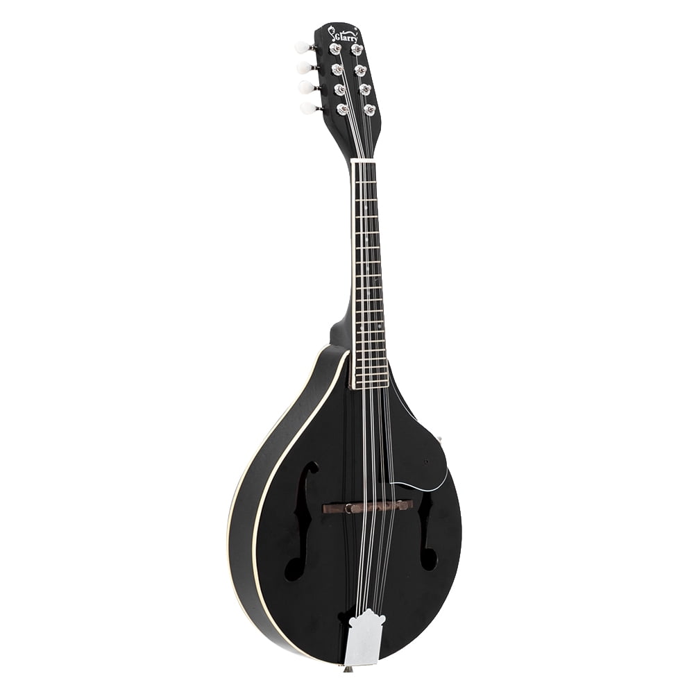 Lowestbest 8-String Acoustic Mandolin Flatback Acoustic Mandolin with Pick Guard, Black Lowestbest 8-String Acoustic Mandolin Flatback Acoustic Mandolin with Pick Guard, Black