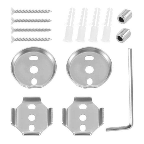 Heavy Type Towel Rod Replacement Parts Stainless Steel Mounting Hardware