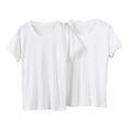 thumbnail image 2 of Agkizg Girl's Performance T-Shirt,Kids Athletic Shirts,Girls 2-Pack Solid Color Summer Tees Soft Thin Breathable Short Sleeve T-Shirts Pack of Basic Layering Tops for Girls, 2 of 4