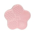 thumbnail image 2 of Almohadilla de limpieza de cepillos 5xcosméticos con accesorios de esponja de extracción de color rosa 6 piezas, 2 of 8