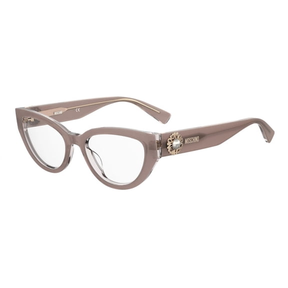 Moschino MOS631 0FWM00 52mm Cat Eye Eyeglasses for Women's Pink