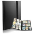 thumbnail image 4 of Baohd Collectible Card Binder Album 360 Card Holder 9 Pockets Trading Card Binder Album Large-capacity Card Binder Notebook for Birthdays Christmas and Parties Black, 4 of 8