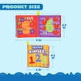 thumbnail image 4 of Joyfy 12 Pcs Baby Bath Toys, Soft Cloth Books for Baby Multi-Age, Infant Early Education First Toys for Toddlers Kids Birthday Gifts, 4 of 8