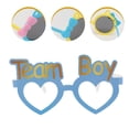 thumbnail image 3 of 8 piezas de gafas de papel Team Boy Eyeglass Baby Welcome Party Gafas Baby Shower Holidays Festival Photo Props (Azul), 3 of 5