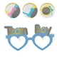 thumbnail image 3 of 8 piezas de gafas de papel Team Boy Eyeglass Baby Welcome Party Gafas Baby Shower Holidays Festival Photo Props (Azul), 3 of 5