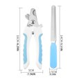 thumbnail image 3 of tssuouriy 2piece Beginner-friendly Cleaning Tools Set For Pet Nail Care And Baffle Does Not Damage blue large size 1Set, 3 of 6