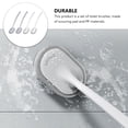 thumbnail image 3 of FRCOLOR 4pcs Long Handle Cleaning Brush Bathroom Floor, 3 of 8