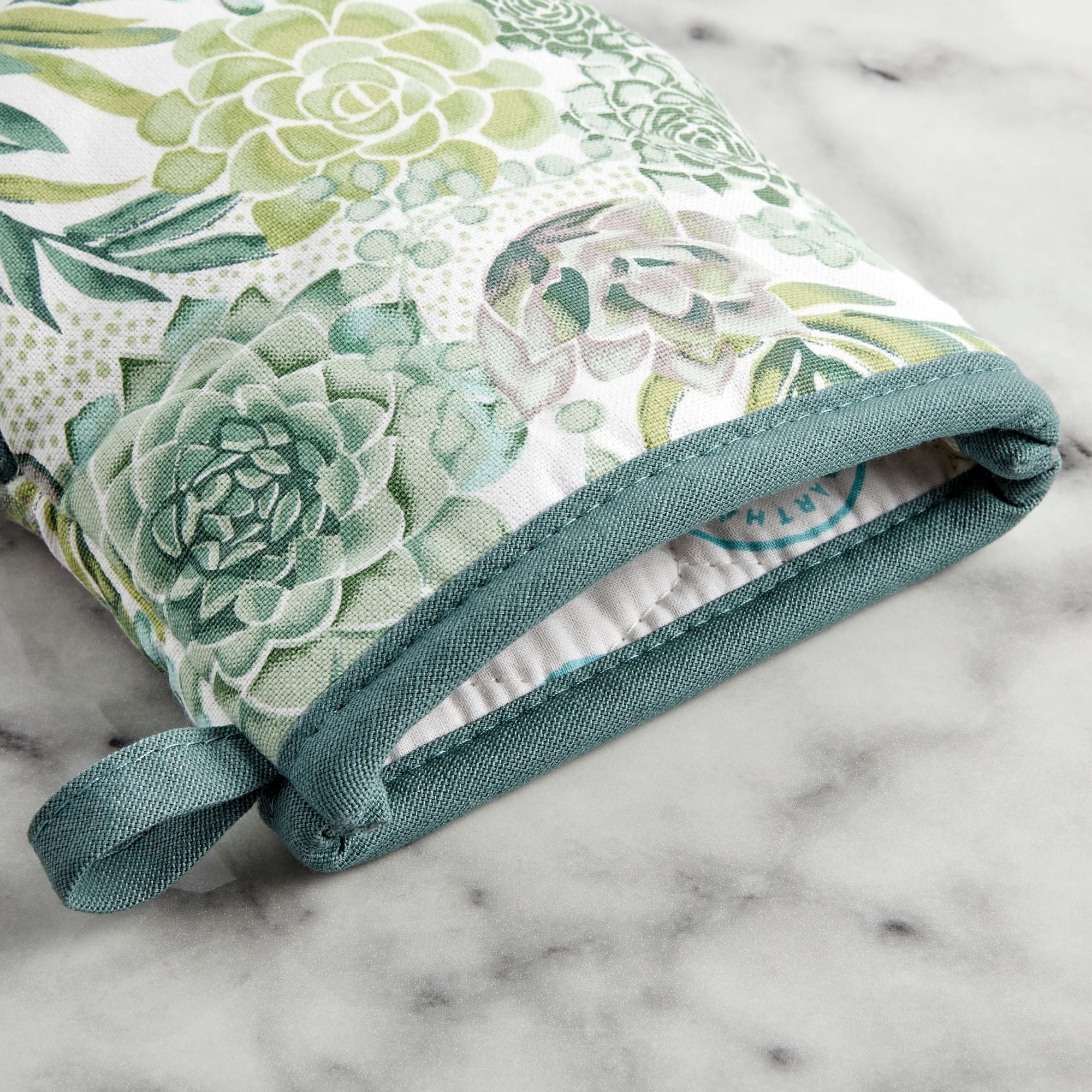 Martha Stewart Succulents Mini Oven Mitt Set, 2 Piece